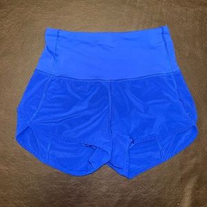 Woman's Lululemon High Rise Speed Up Shorts
